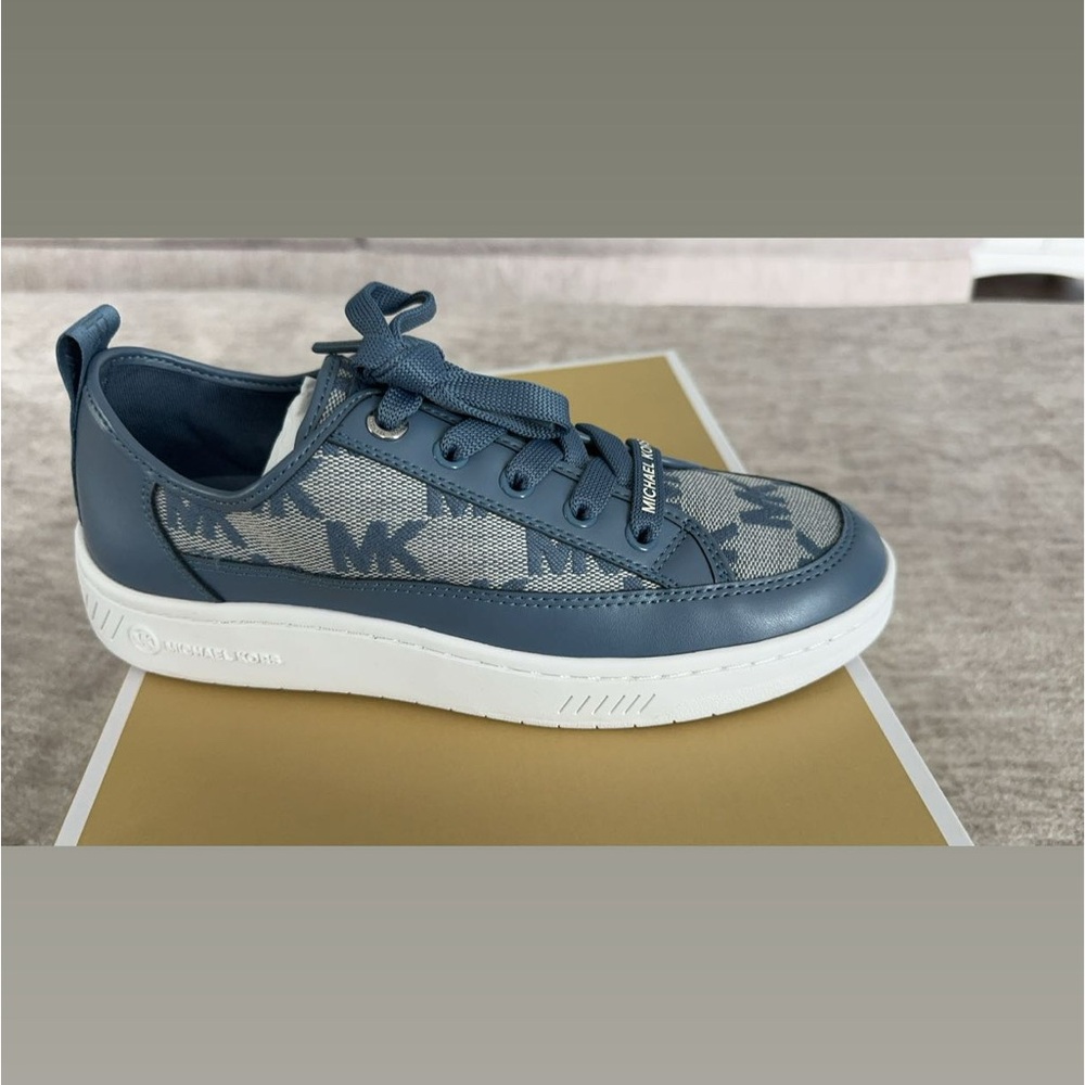 Michael Kors Navy and Gray Sneakers